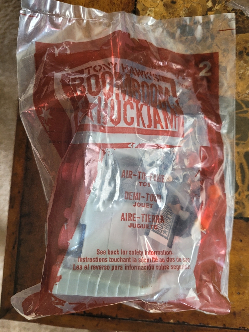 Tony Hawk Red and White Boom Boom Huck Jam Figure